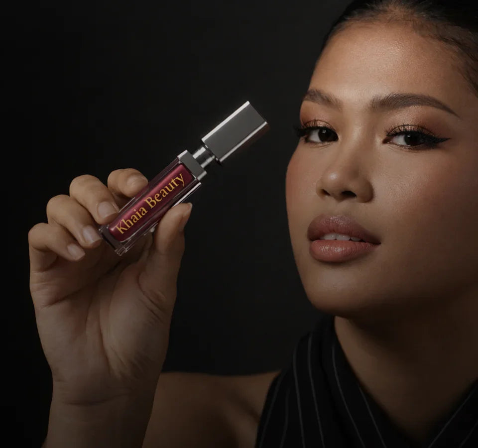 Lip gloss application